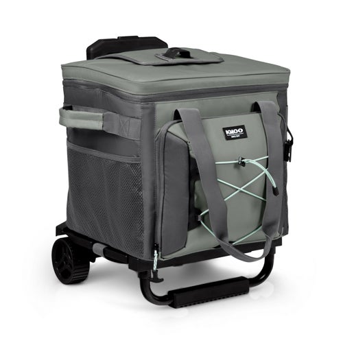 MaxCold Voyager Collapsible Roller 40 Cooler, Gray_0