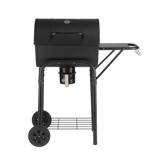 Barrel Style Charcoal Grill_0