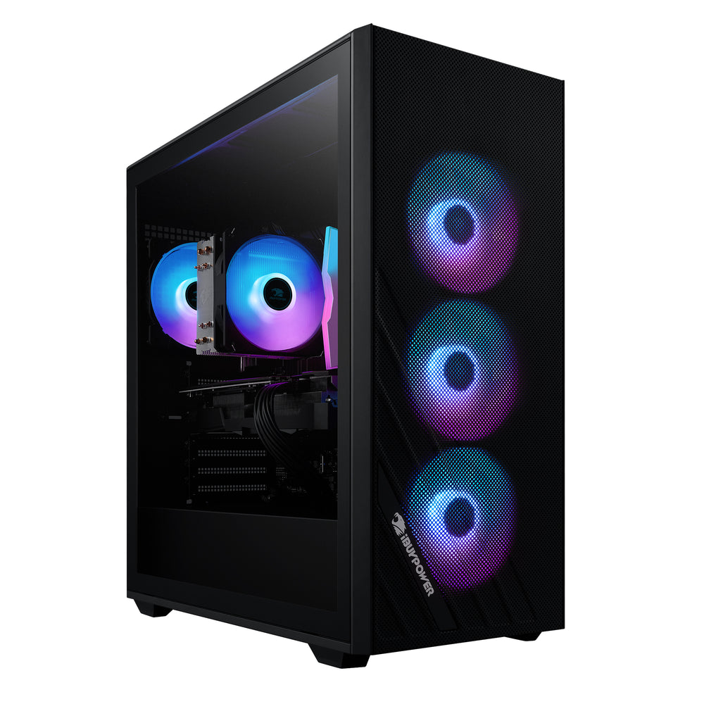 iBUYPOWER - Scale Gaming Desktop PC - AMD Ryzen 5 8400F- NVIDIA GeForce RTX 4060 8GB- 16GB DDR5 RGB RAM - 1TB NVMe - Black_1