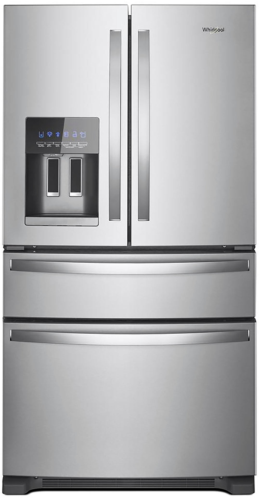 Whirlpool - 24.5 Cu. Ft. French Door Refrigerator with Two-Tier Freezer Storage - Stainless Steel_0