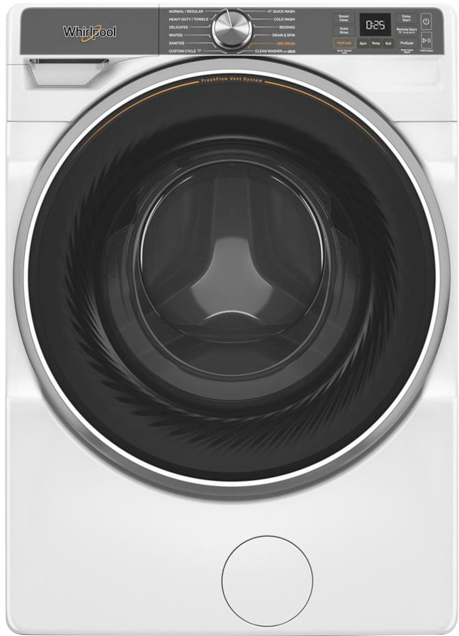 Whirlpool - 5.0 Cu. Ft. Smart Front Load ENERGY STAR® Washer with the FreshFlow™ Vent System - White_0