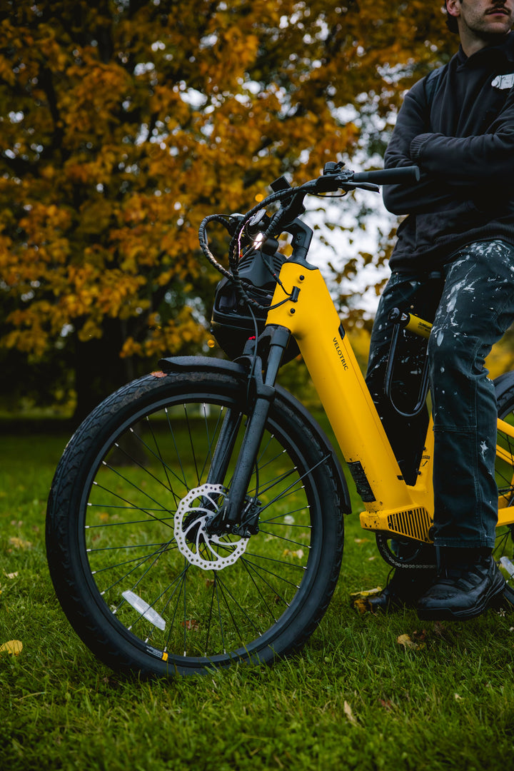 Velotric Discover 1 Step-Through Commuter Ebike with 65 miles Max Range and 25 MPH Max Speed UL Certified- Mango - Mango_5