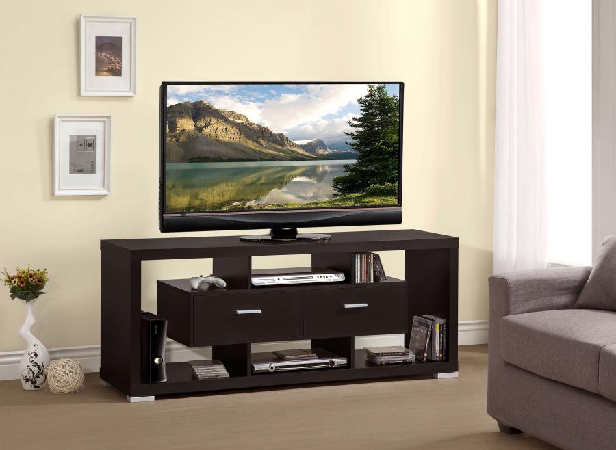 Rodman Upholstered Tufted Living Room & Tv Bundle