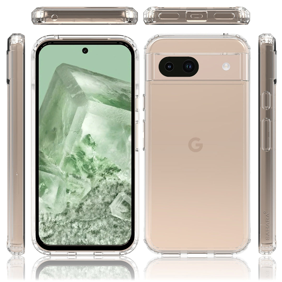 SaharaCase - Inspire Series Hard Shell Case for Google Pixel 8a - Crystal Clear_2