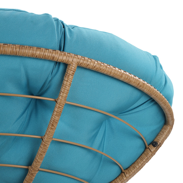 OSP Home Furnishings - Papasan Chair - Blue_7