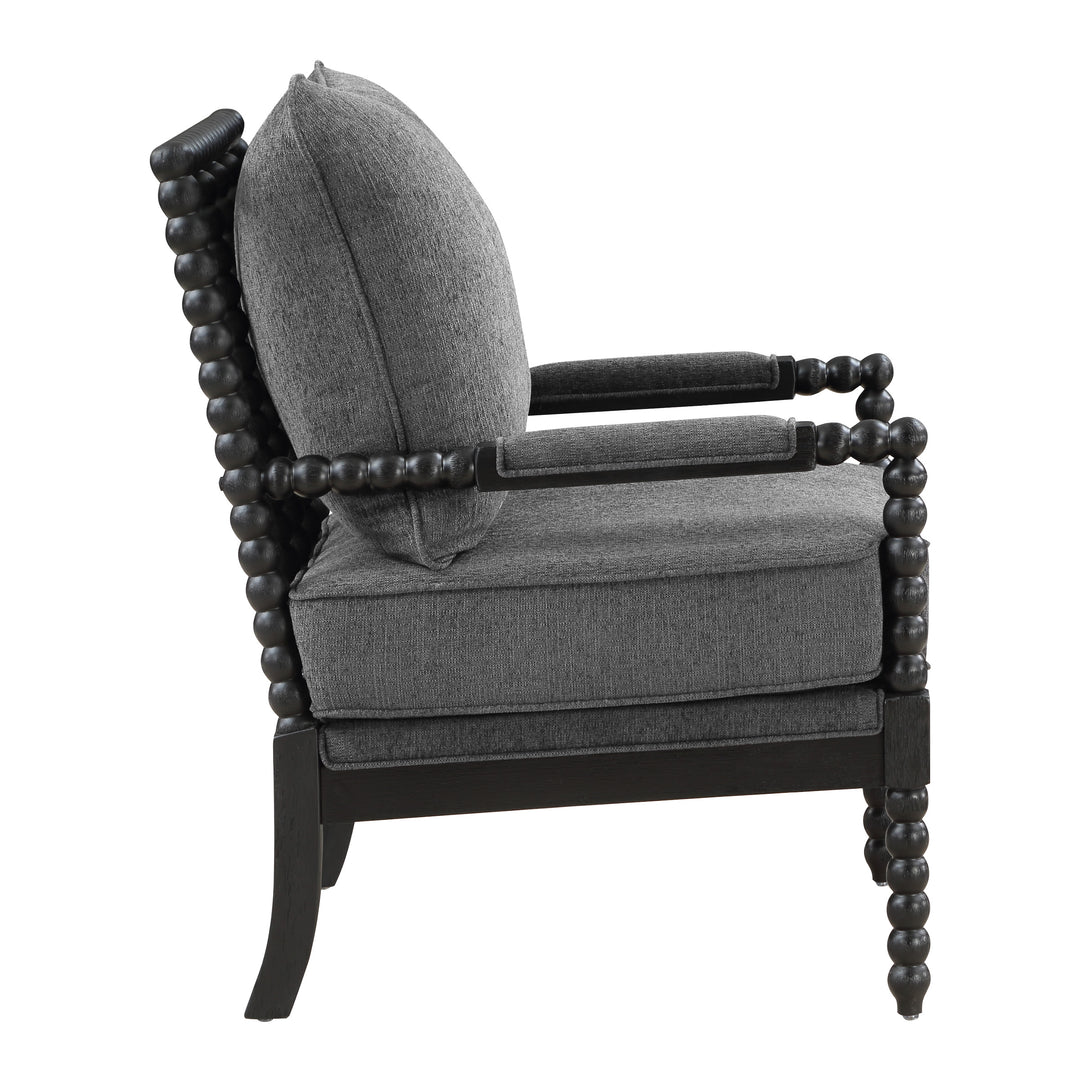 OSP Home Furnishings - Eliza Spindle Chair - Charcoal_2