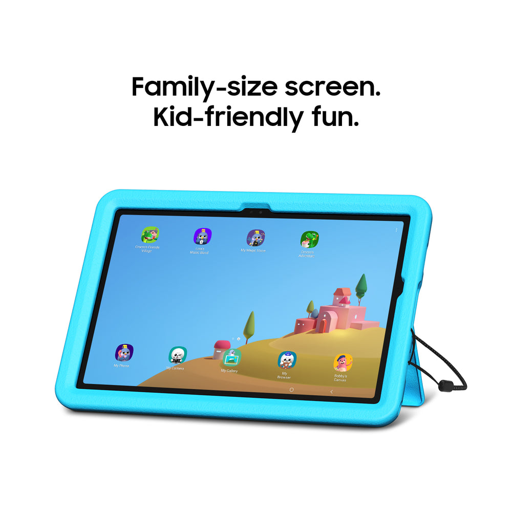 Samsung - Galaxy Tab A9+ Kids Edition 11" 64GB with Puffy Cover - Wi-Fi - Blue_1