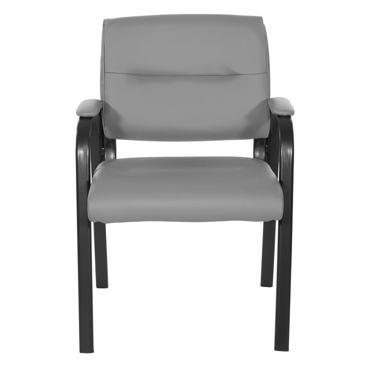 Office Star Products - Guest Chair - Grey/Black_0