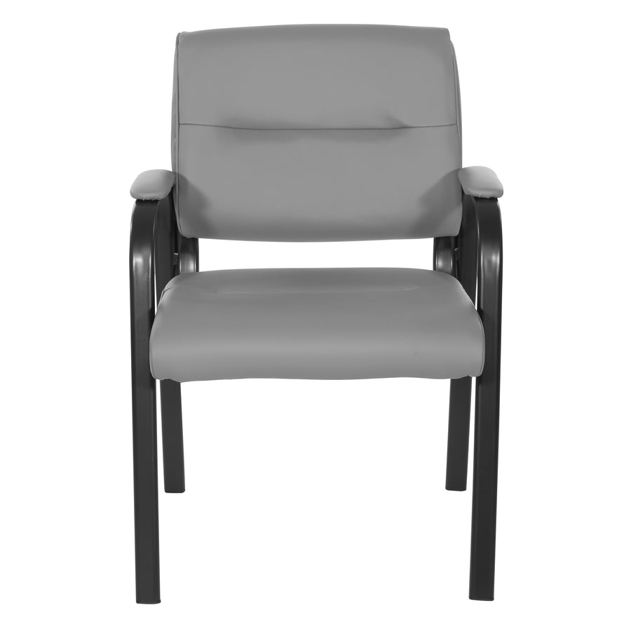 Office Star Products - Guest Chair - Grey/Black_0