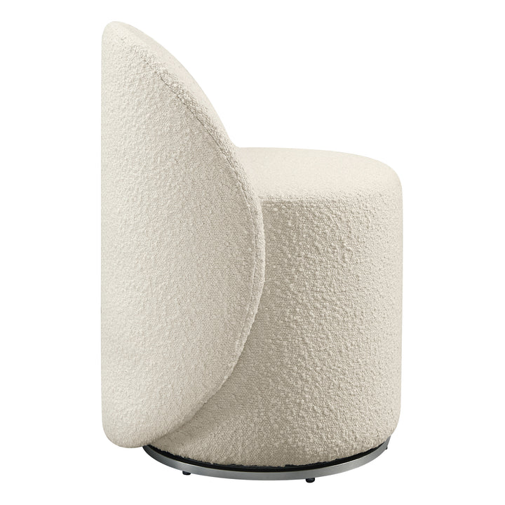 OSP Home Furnishings - Lystra Swivel Vanity Chair - Textured Cream_2