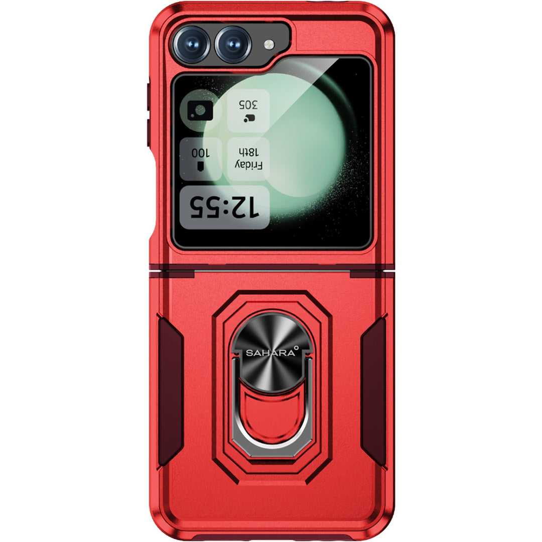 SaharaCase - Raider Series Kickstand Case for Samsung Galaxy Z Flip6 - Viper Red_0