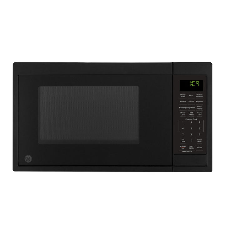 GE - 0.9 Cu. Ft. Countertop Microwave with Convenience Cooking Controls - Black_0