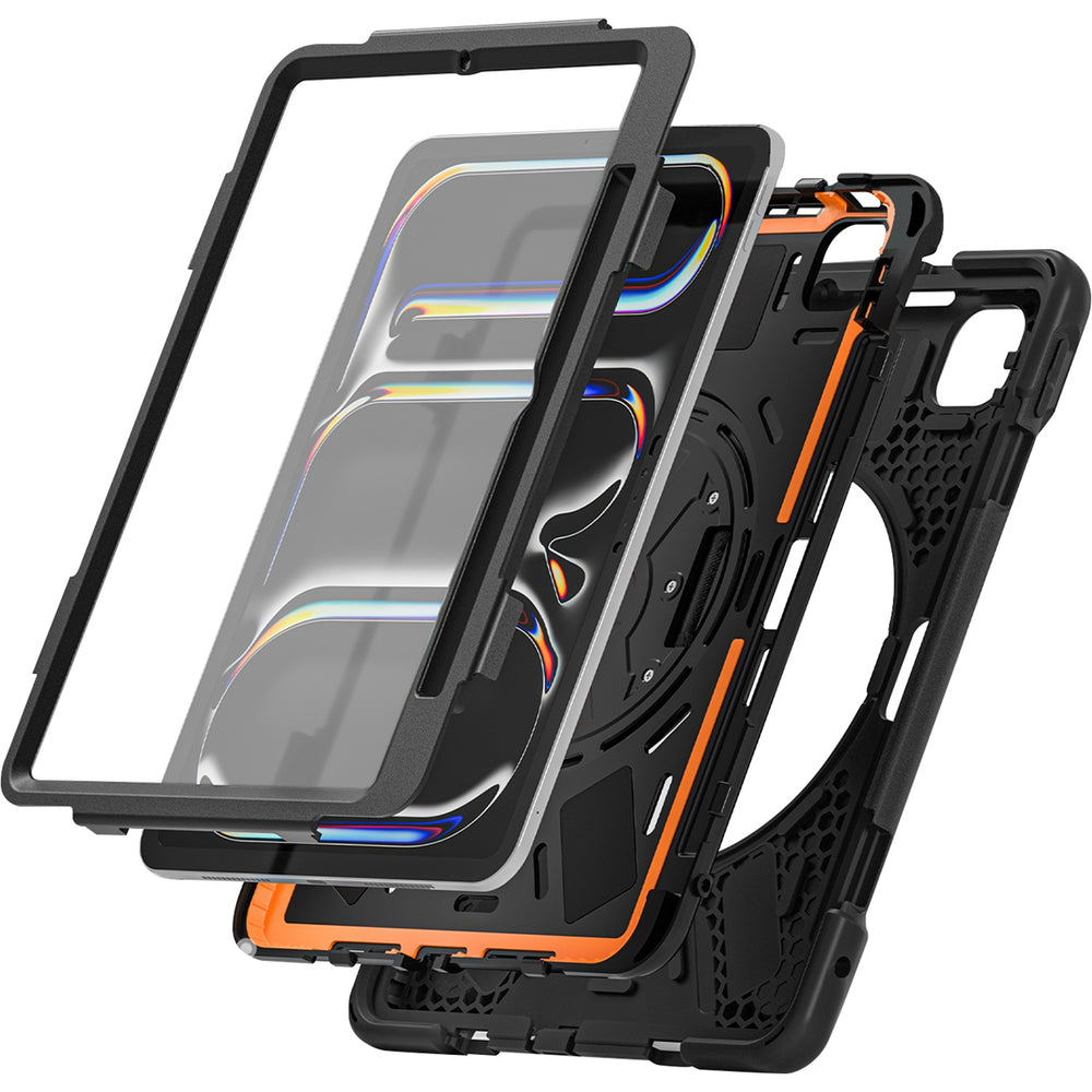 SaharaCase - Raider-X Series Heavy-Duty Case for Apple iPad Pro (M4) 11" 2024 - Scorpion Black_1