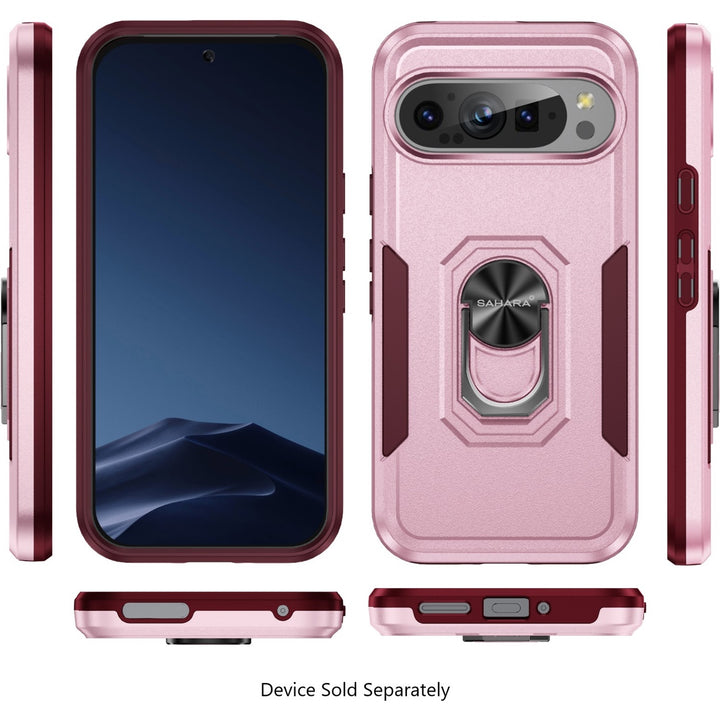 SaharaCase - Raider Series Heavy-Duty Case for Google Pixel 9 Pro XL - Desert Rose_2