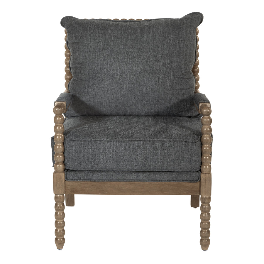 OSP Home Furnishings - Fletcher Spindle Chair - Charcoal_0