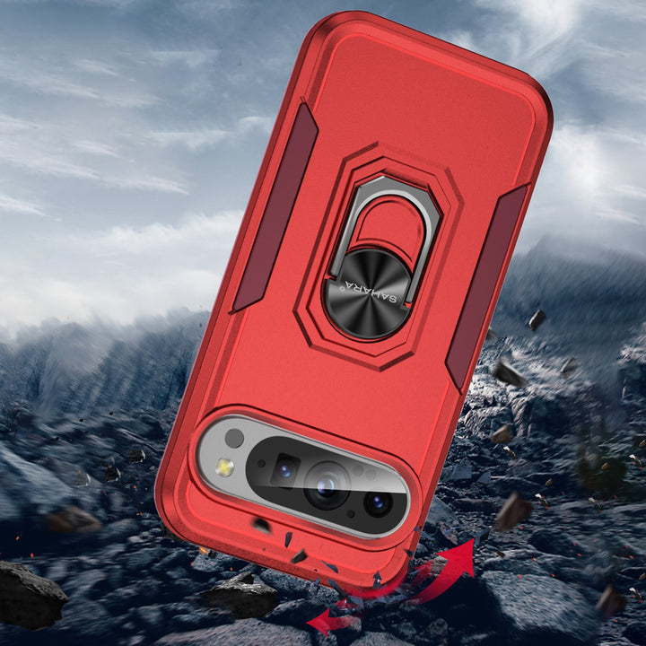 SaharaCase - Raider Series Heavy-Duty Case for Google Pixel 9 Pro XL - Viper Red_5