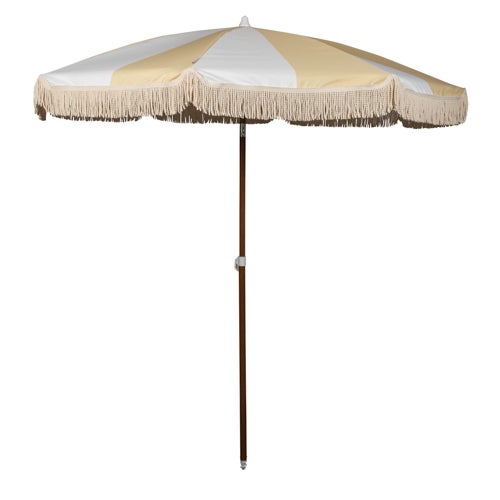 Summerland Portable Beach Umbrella, Limoncello Stripe_0