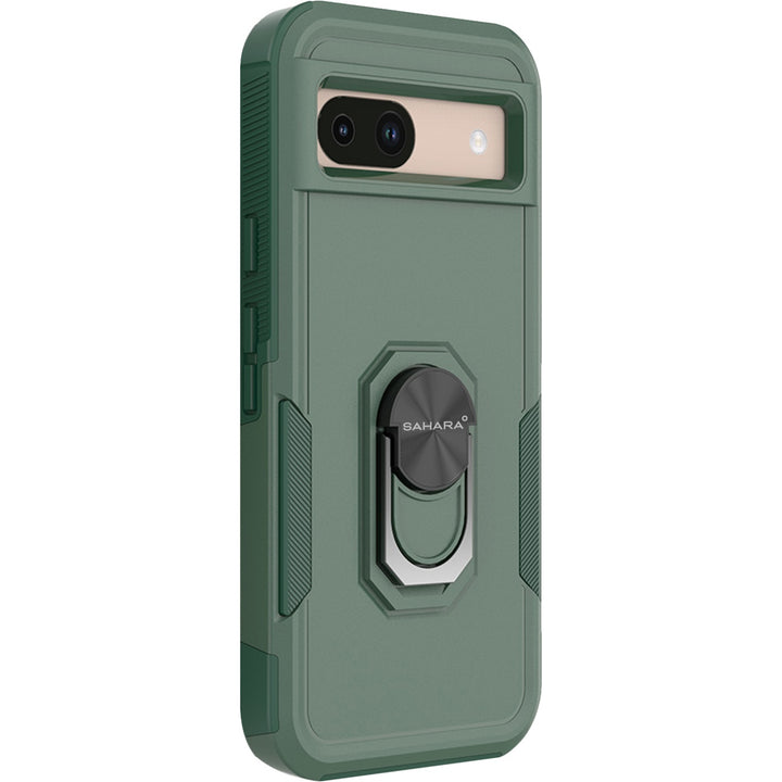 SaharaCase - Raider Series Kickstand Case for Google Pixel 8a - Cactus Green_0