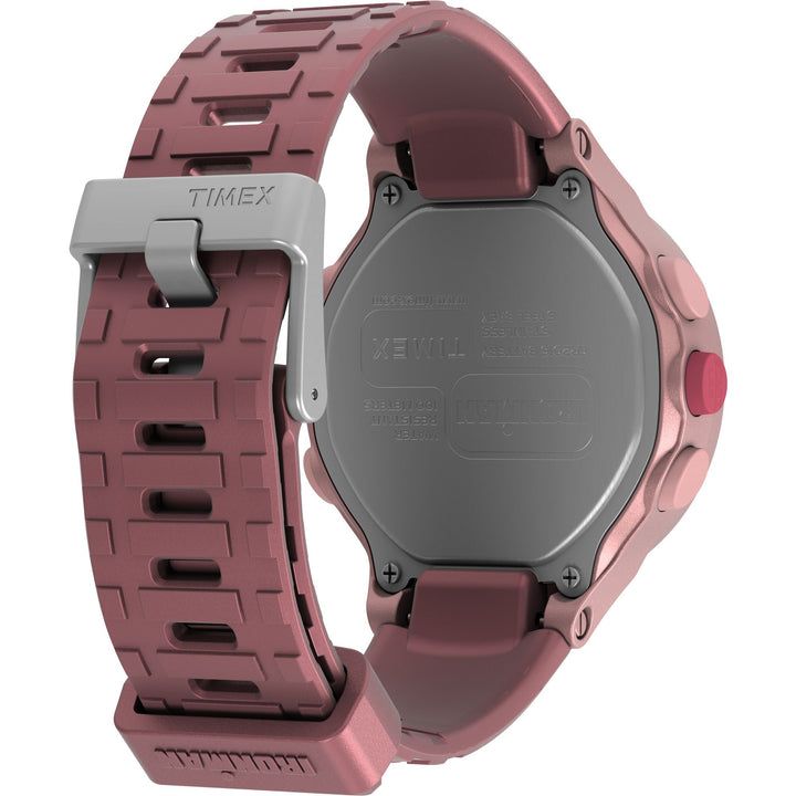 Timex Unisex IRONMAN T200 42mm Watch - Pink Strap Digital Dial Pink Case - Pink_3
