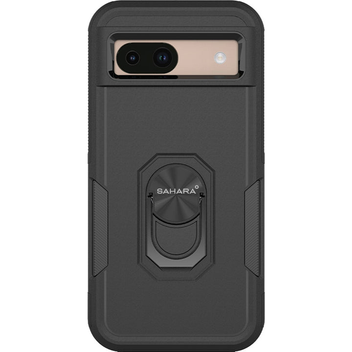 SaharaCase - Raider Series Kickstand Case for Google Pixel 8a - Scorpion Black_1