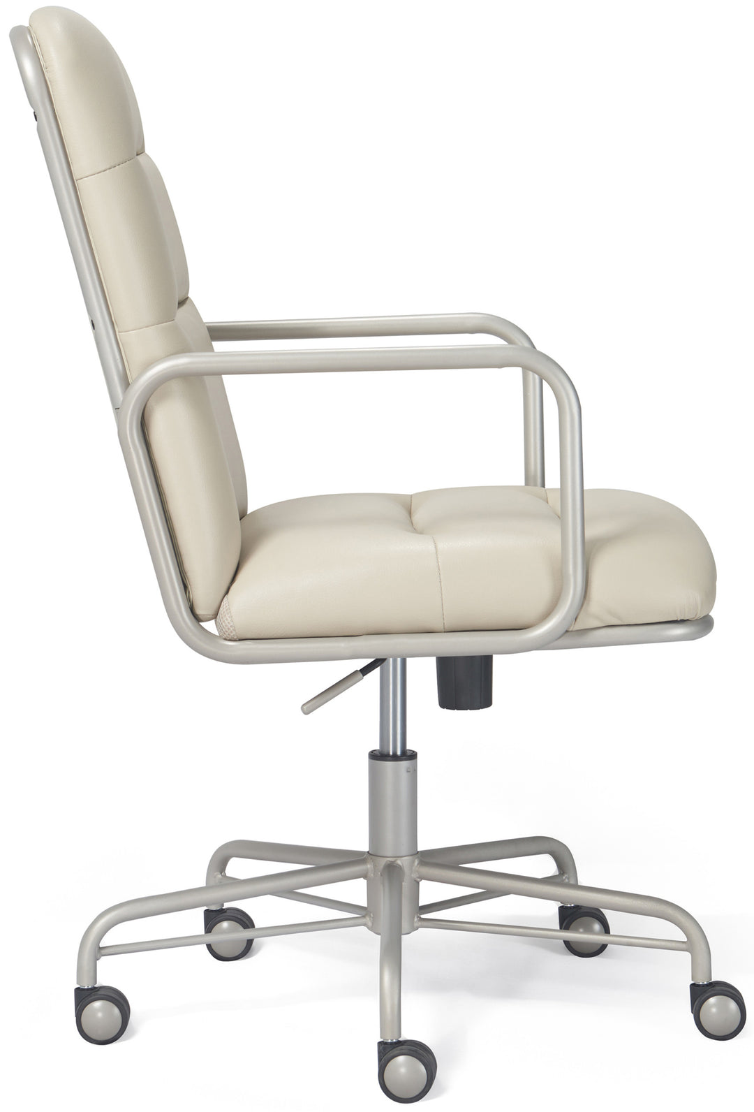 Finch - Franklin Upholstered Office Chair - Bonded Leather - Cream_9