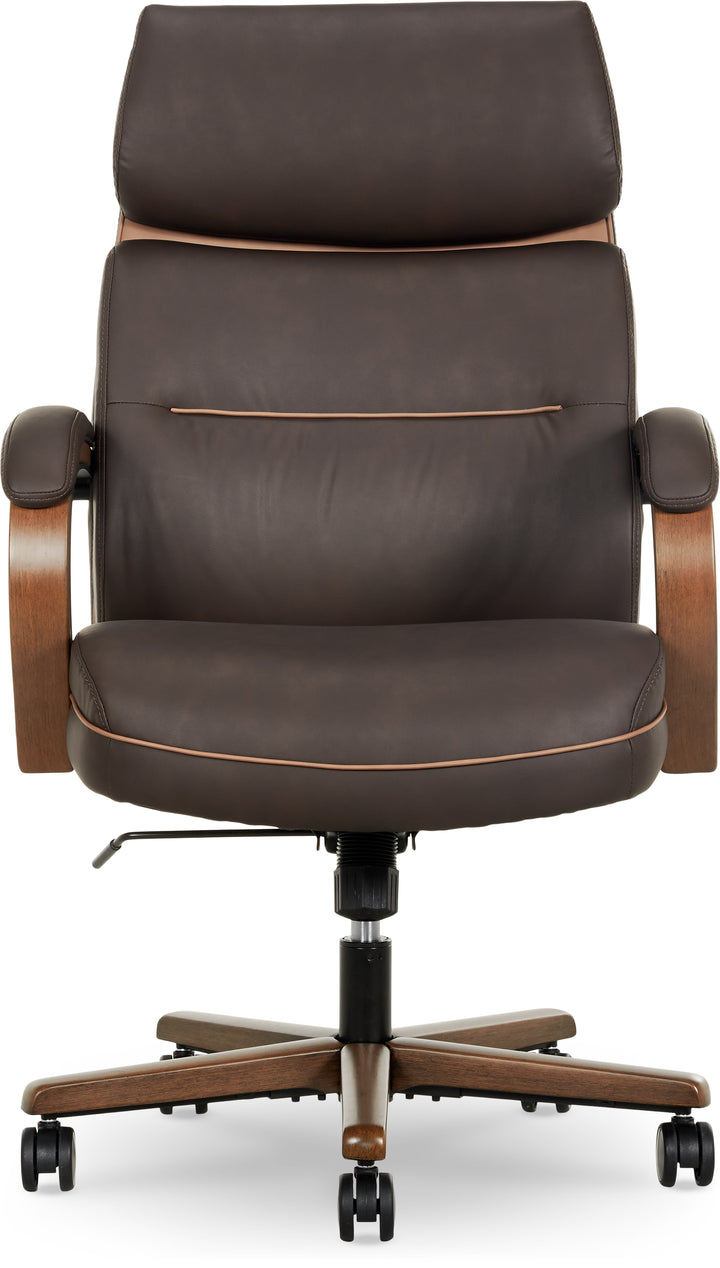 Finch Neo Two Retro-Modern Mid-Back Office Chair - Brown_9