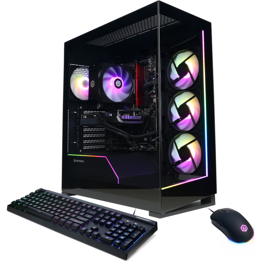 CyberPowerPC - Gamer Master Gaming Desktop - AMD Ryzen 7 8700F - 16GB Memory - NVIDIA GeForce RTX 4060 8GB - 2TB SSD - Black_0