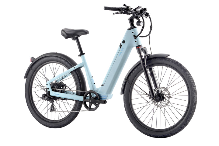 Velotric Discover 1 Step-Through Commuter Ebike with 65 miles Max Range and 25 MPH Max Speed UL Certified- Sky Blue - Sky Blue_1
