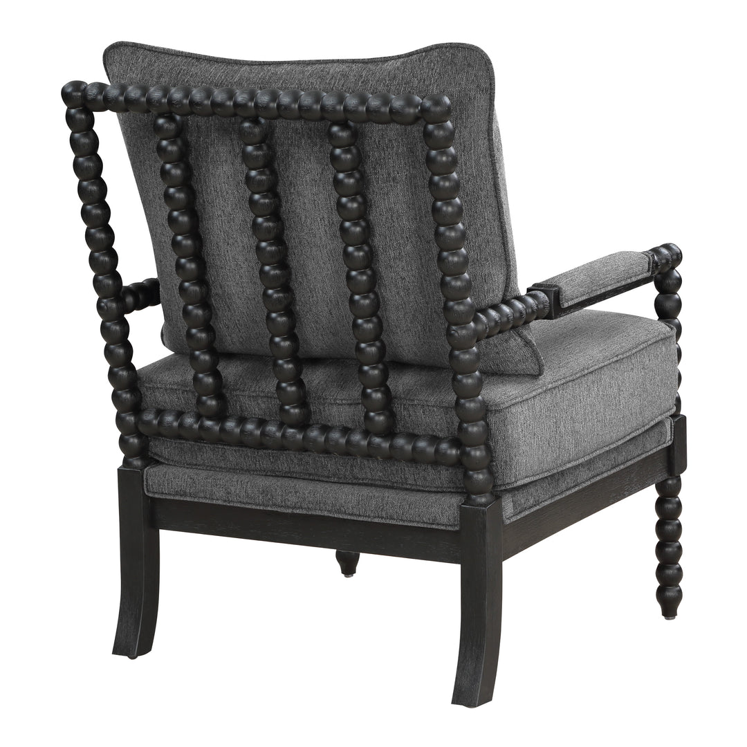 OSP Home Furnishings - Eliza Spindle Chair - Charcoal_3