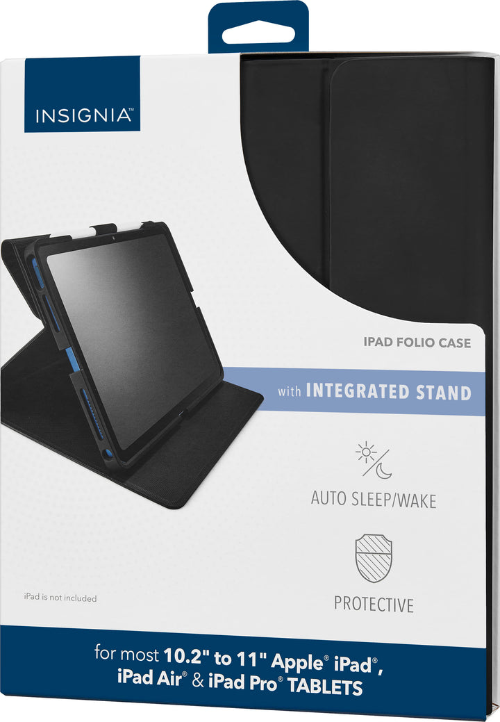 Insignia™ - Folio Case for Most 10.2" to 11" Apple iPad, iPad Air and iPad Pro Tablets - Black_8