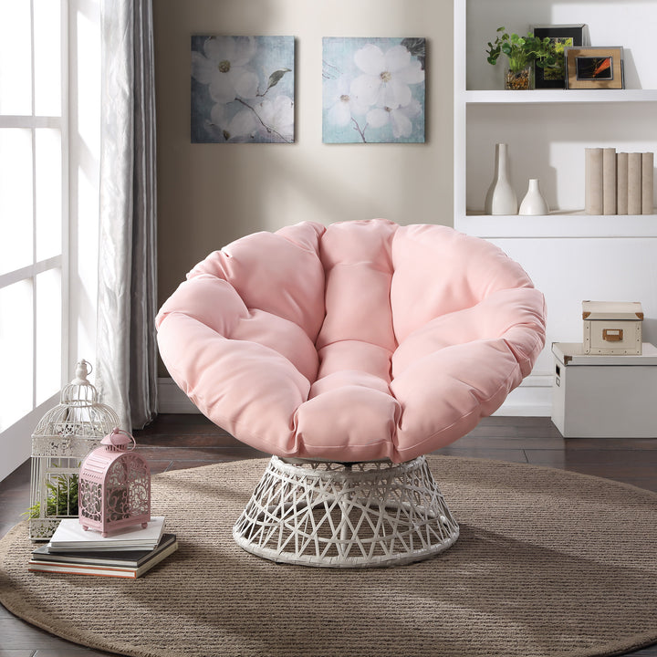 OSP Home Furnishings - Papasan Chair - Pink_5