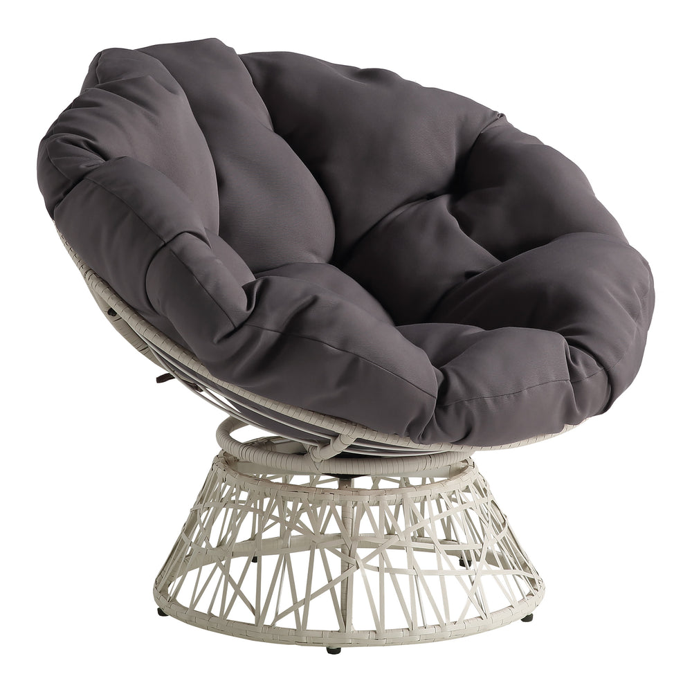 OSP Home Furnishings - Papasan Chair - Gray_1