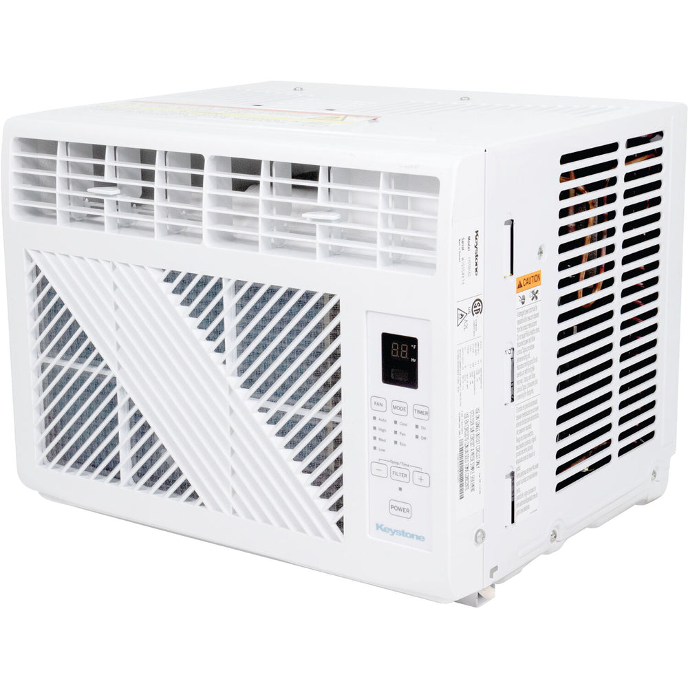 Keystone - 6,000 BTU Window Mounted Air Conditioner with Remote Control - white_1