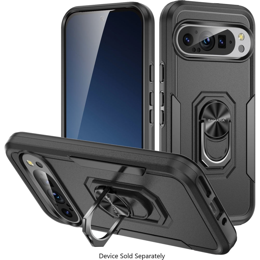 SaharaCase - Raider Series Heavy-Duty Case for Google Pixel 9 Pro XL - Scorpion Black_1