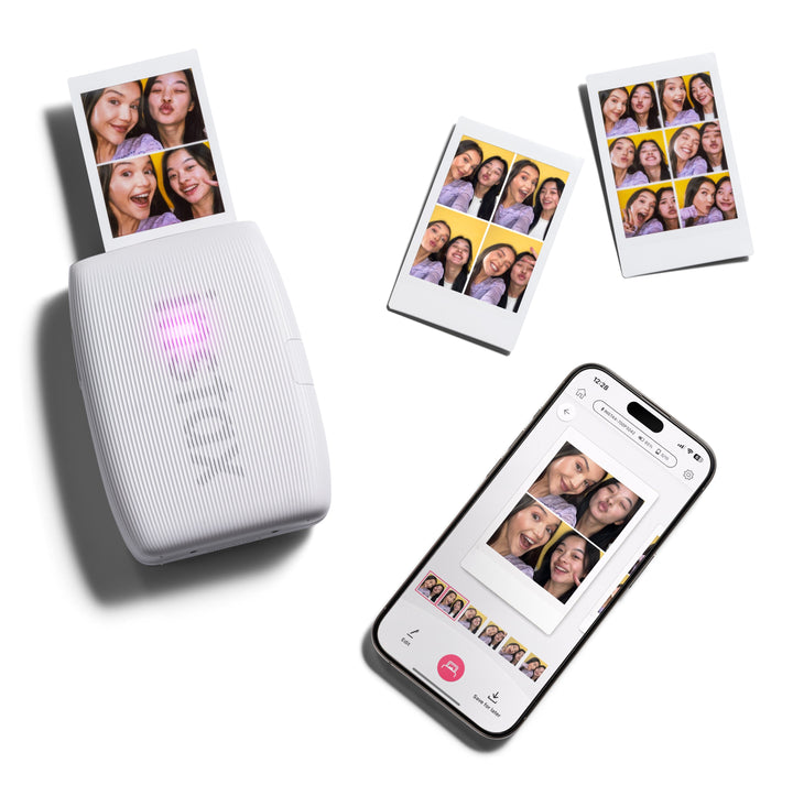 Fujifilm - INSTAX MINI LINK 3 Smartphone Printer - Clay White_12