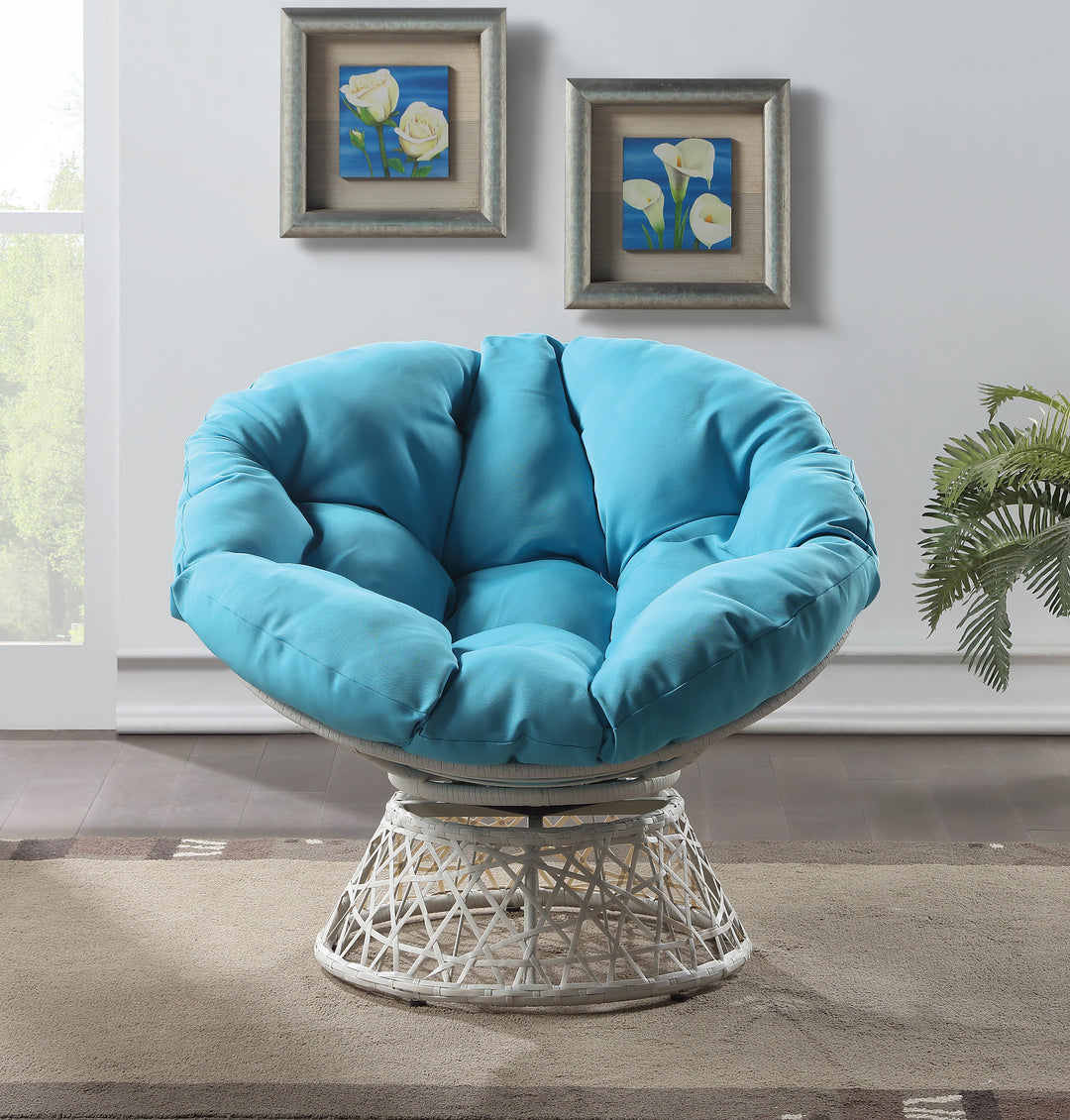 OSP Home Furnishings - Papasan Chair - Blue_5