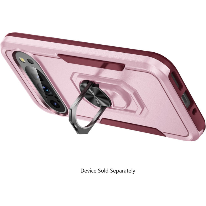 SaharaCase - Raider Series Heavy-Duty Case for Google Pixel 9 and 9 Pro - Desert Rose_3