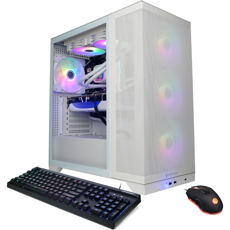 CyberPowerPC - Gamer Supreme Gaming Desktop - AMD Ryzen 9 9900X - 32GB Memory - NVIDIA GeForce RTX 4080 SUPER 16GB - 2TB SSD - White_0