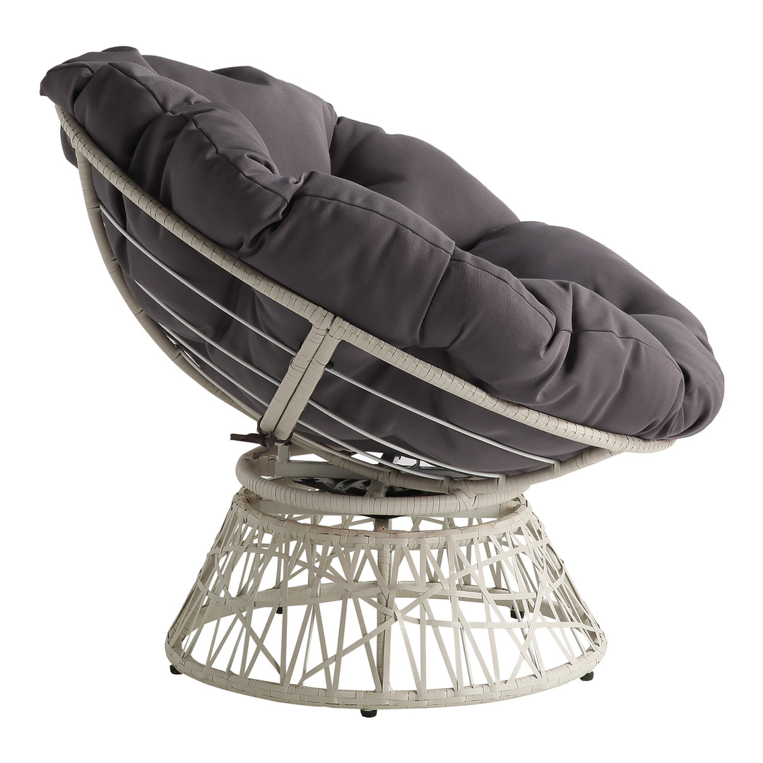 OSP Home Furnishings - Papasan Chair - Gray_2