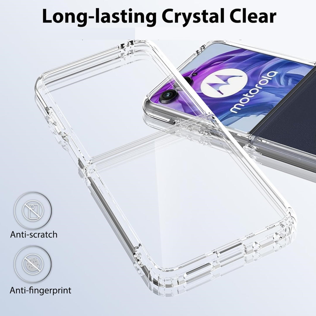 SaharaCase - Venture Series Hard-Shell Case for Motorola Razr+ (2024) - Clear_6