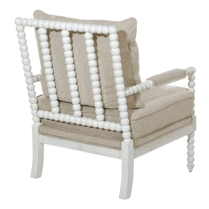 OSP Home Furnishings - Kaylee Spindle Chair - Beige Linen_3