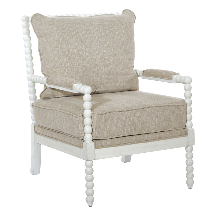 OSP Home Furnishings - Kaylee Spindle Chair - Beige Linen_1