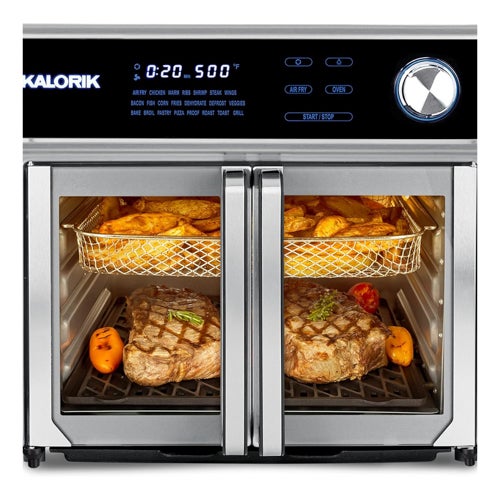 MAXX 26qt Digital Air Fryer Oven/Grill Stainless Steel_0