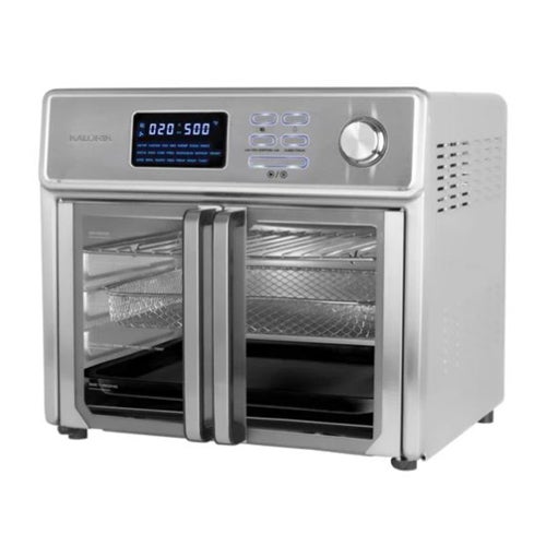 MAXX 26qt French Door Air Fryer Oven, Stainless Steel_0