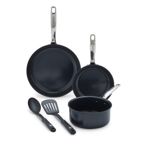Chatham Black 5pc Ceramic Nonstick Cookware Set_0
