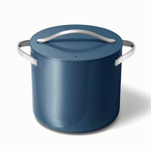 12qt Nonstick Ceramic Stockpot w/ Lid Navy_0