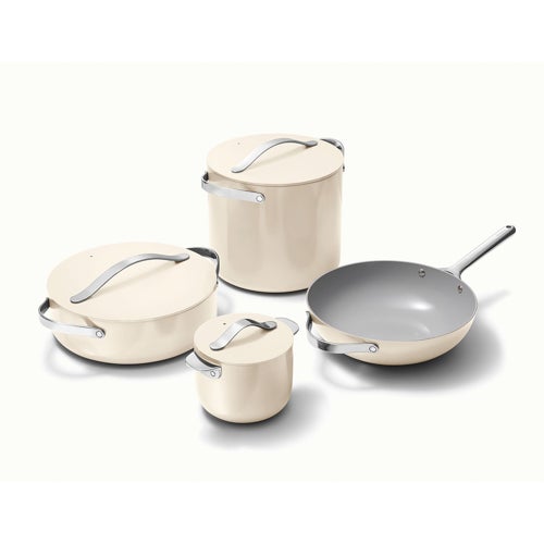 Nonstick Ceramic Cookware+ Set Cream_0