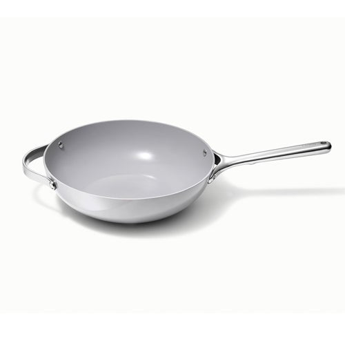 12" Nonstick Ceramic Stir Fry Pan Gray_0