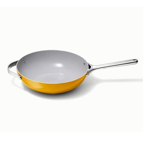 12" Nonstick Ceramic Stir Fry Pan Marigold_0