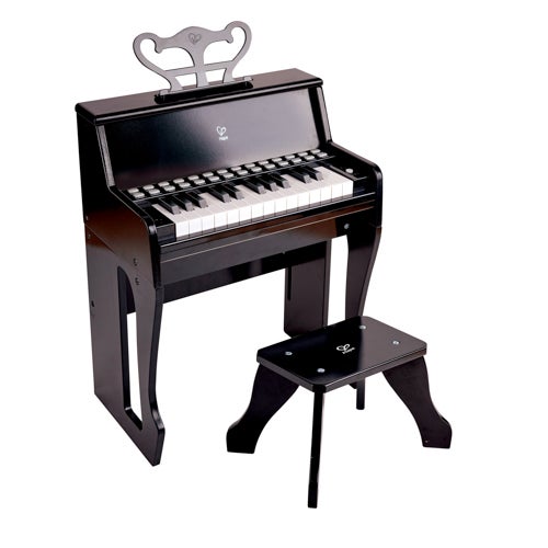 Learn w/ Lights Black Piano & Stool Ages 3+ Years_0
